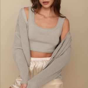 Reformation Elke Cotton Tank Only